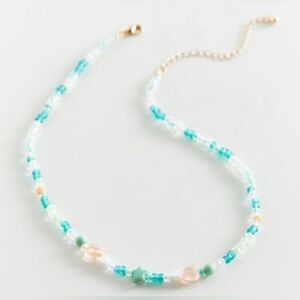 NEW Urban Outfitters Mac Beaded Heart & Star Necklace
